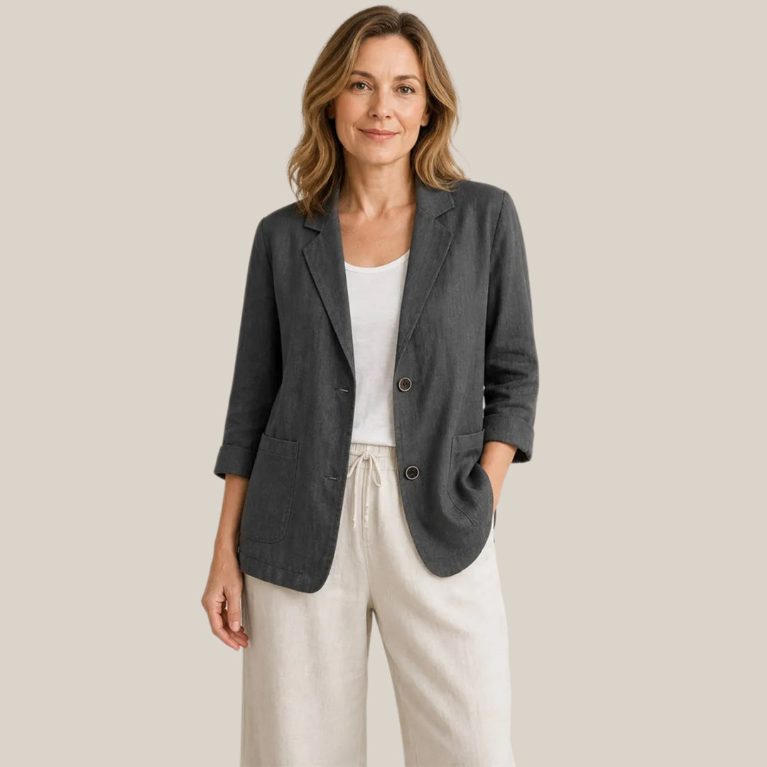⏰FINAL CLEARANCE⚡10-Pack Only $36.99⚡Women’s Linen Blazer – Breathable, Comfortable, Wrinkle-Resistant & Versatile