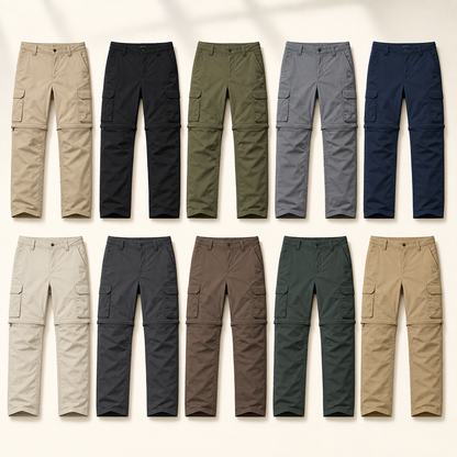 ⏰Warehouse Clearance - Men’s 2-in-1 Convertible Hiking Pants and Shorts⚡10 Pack for $28⚡Limited Stock — Once It’s Gone, It’s Gone!