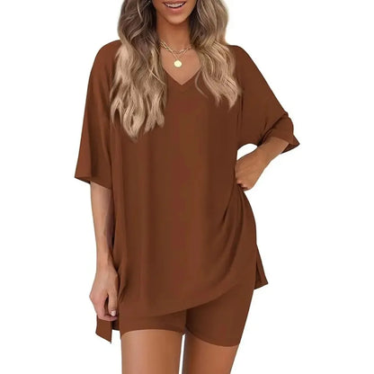 ⚡FINAL SALE⚡- Crewneck Two-Piece Set For Women