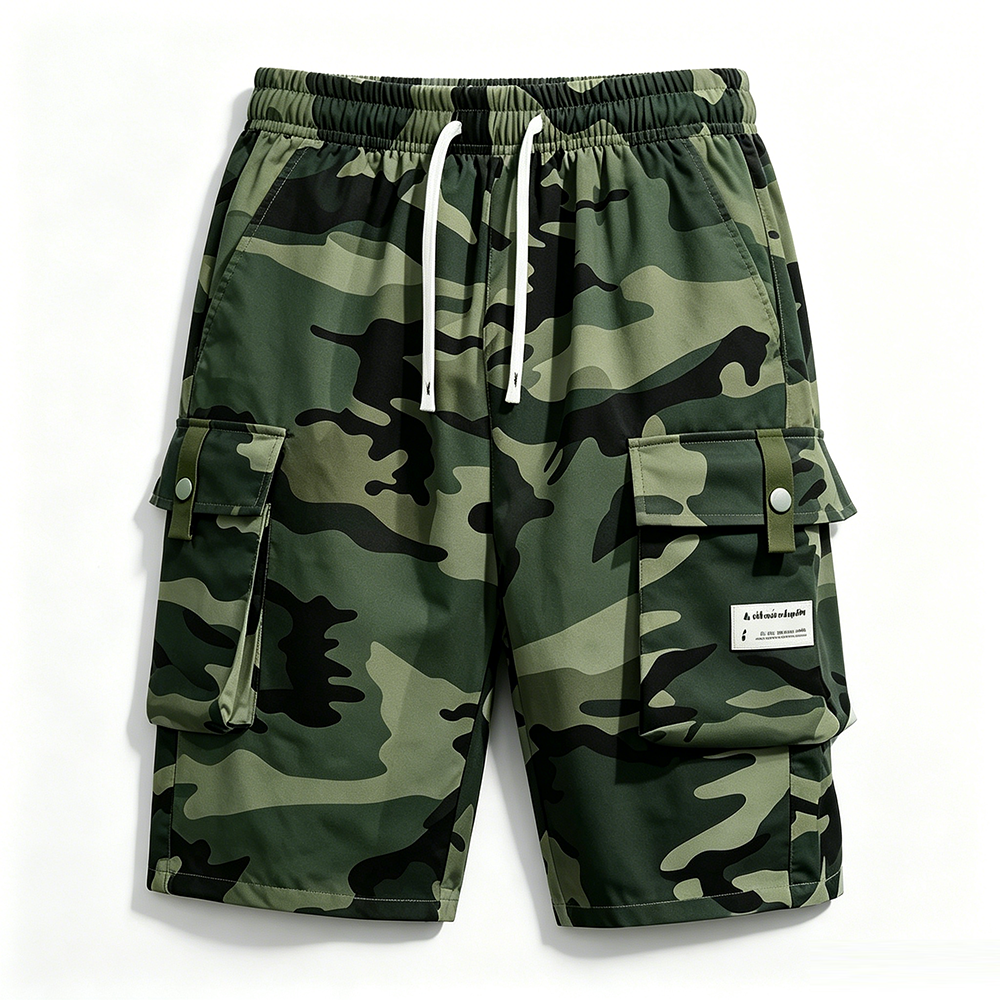 ❀12 Pack for $29⚡- Men's Camouflage Cargo Shorts