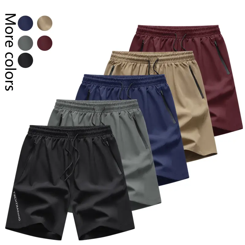 Men's 5-Pack Men’s Lightweight Athletic Shorts – Quick Dry Casual Drawstring Gym & Running Shorts
