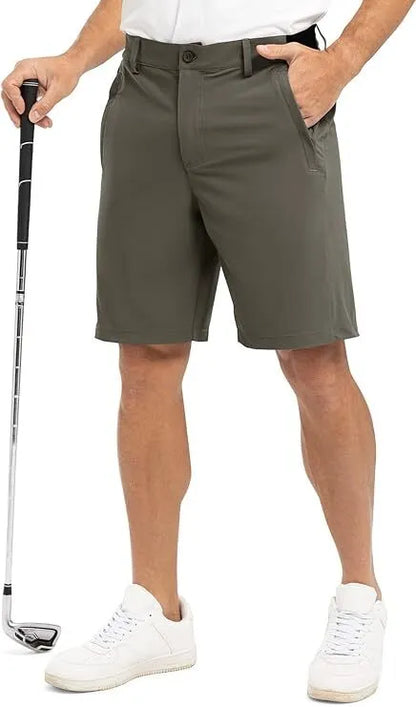 🔥Men's Golf Work Shorts Stretch Waistband Dry Fit