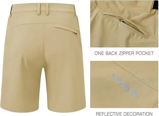 🔥Men's Golf Work Shorts Stretch Waistband Dry Fit