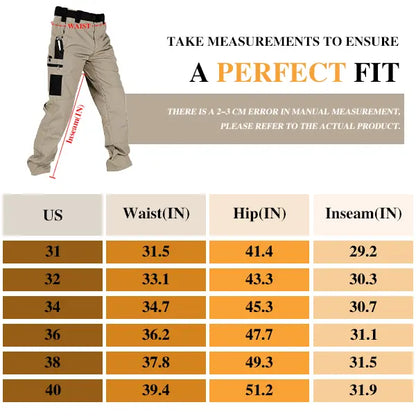 12 Pack for $39- Men's Solid Color Tactical Work Pants