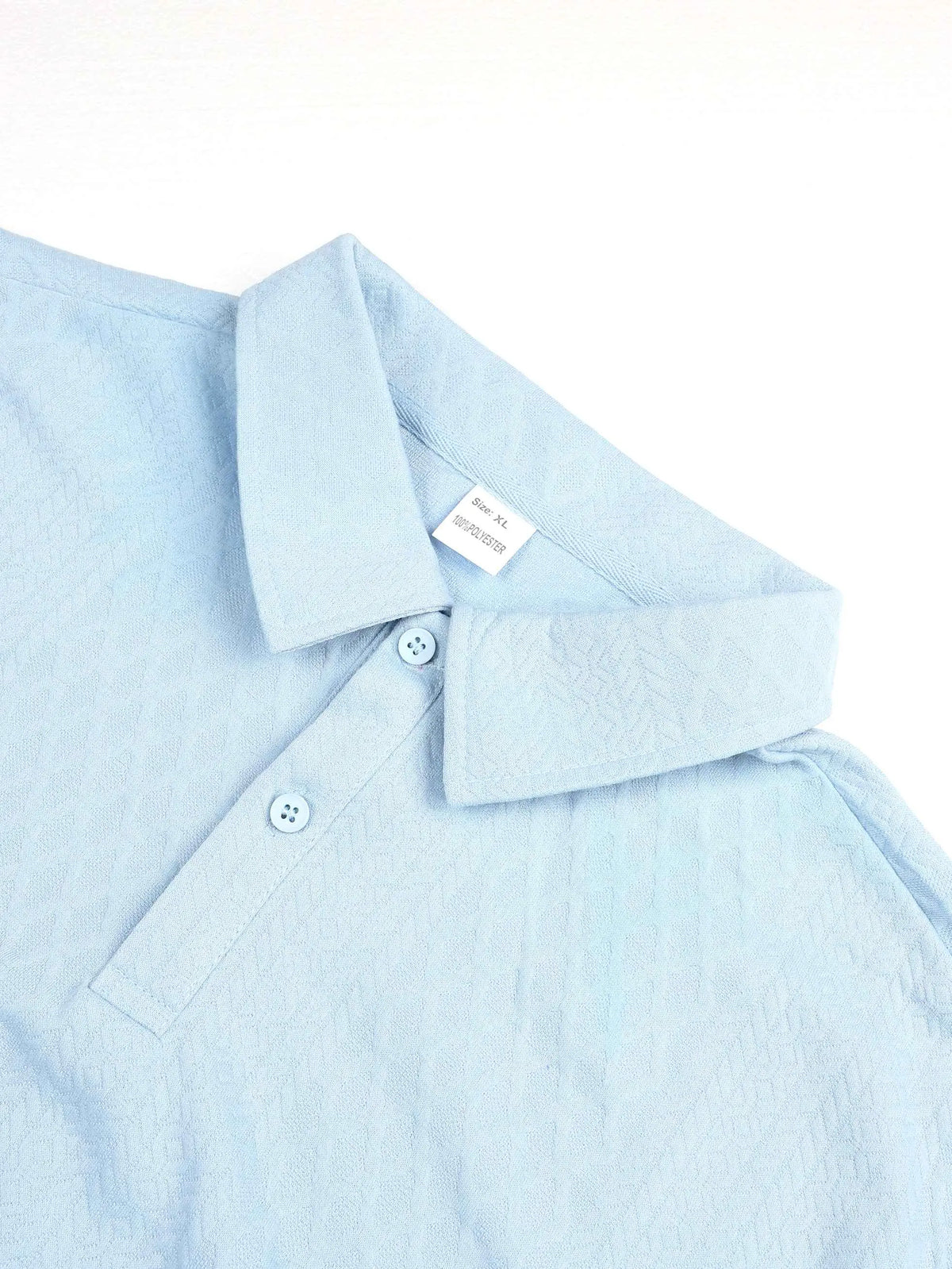 Men's Solid Polo Shirt & Drawstring Waist Shorts Set Cozy Breathable Two-piece Outfits for Daily Outdoor Wear Menswear Suits