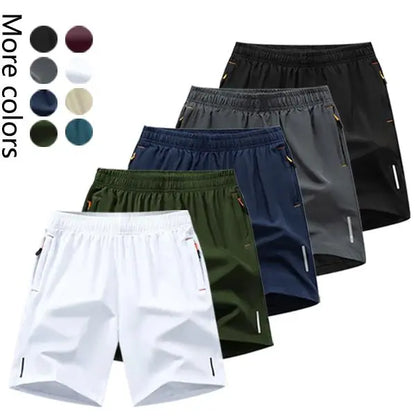 Men's 5-Pack Men’s Lightweight Athletic Shorts – Quick Dry Casual Drawstring Gym & Running Shorts