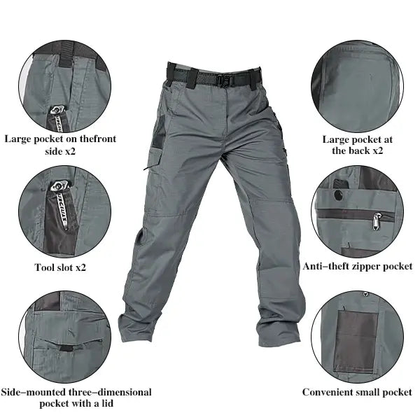 12 Pack for $39- Men's Solid Color Tactical Work Pants
