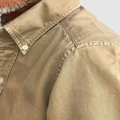 CLEARANCE🔥 Men's Vintage Premium Washed Long Sleeve Shirt