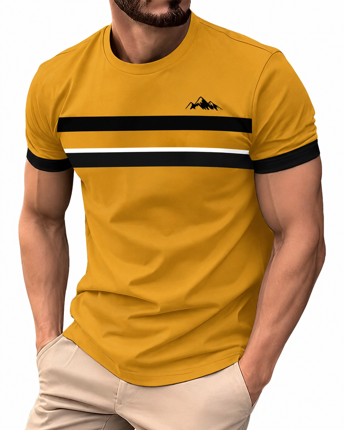 Men's Premium Casual Crew Neck T-Shirt