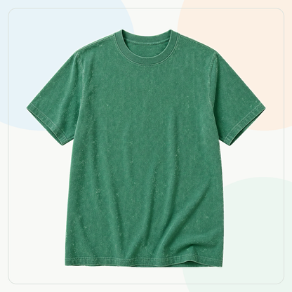 SUMMER FINAL SALE - Men's Garment-Dyed Crewneck Short Sleeve T-Shirt 14-Pack $37.99