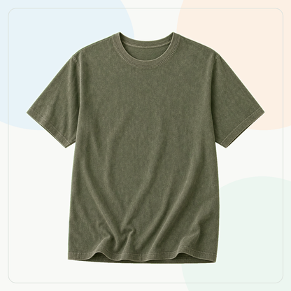 SUMMER FINAL SALE - Men's Garment-Dyed Crewneck Short Sleeve T-Shirt 14-Pack $37.99