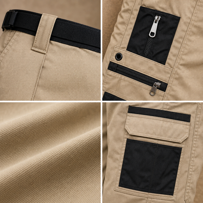 ⚡12 Pack for $38⚡Men's Contrast Pocket Tactical Cargo Pants