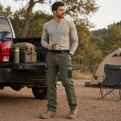 ⚡12 Pack for $38⚡Men's Contrast Pocket Tactical Cargo Pants