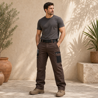 ⚡12 Pack for $38⚡Men's Contrast Pocket Tactical Cargo Pants