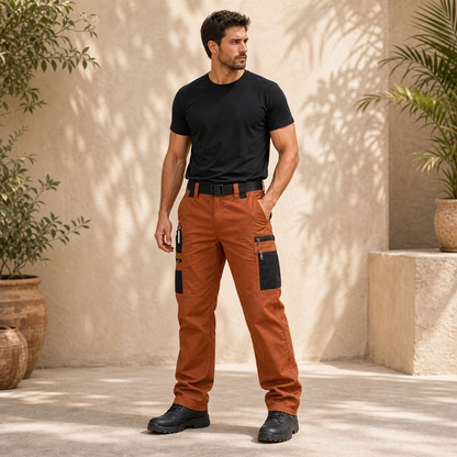 ⚡12 Pack for $38⚡Men's Contrast Pocket Tactical Cargo Pants
