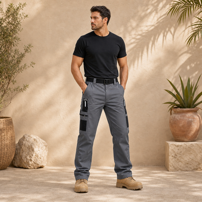 ⚡12 Pack for $38⚡Men's Contrast Pocket Tactical Cargo Pants