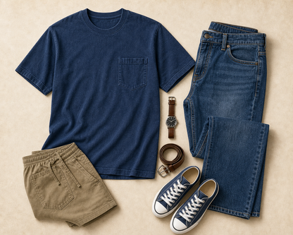 ⏰Clearance Sale⚡20-Pack for $30⚡Men's Big & Tall Garment-Dyed Pocket T-Shirt Multi-Pack