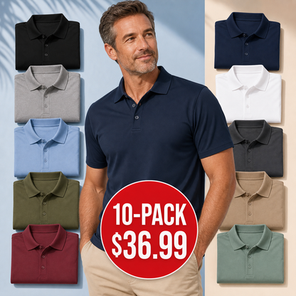 SUMMER FINAL SALE - Men's Quick-Dry Anti-Odor Performance Polos