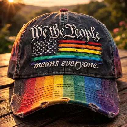 US 250th Anniversary Rainbow Colored Commemorative Hat