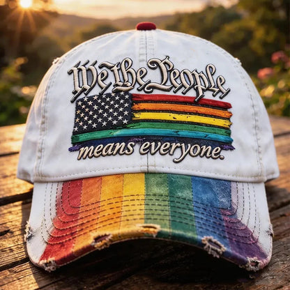 US 250th Anniversary Rainbow Colored Commemorative Hat