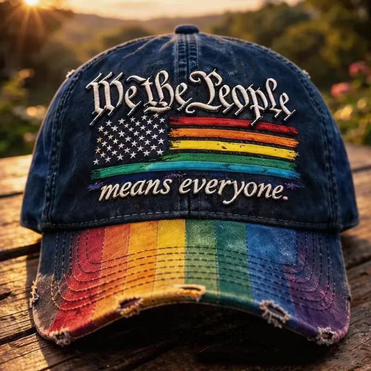 US 250th Anniversary Rainbow Colored Commemorative Hat