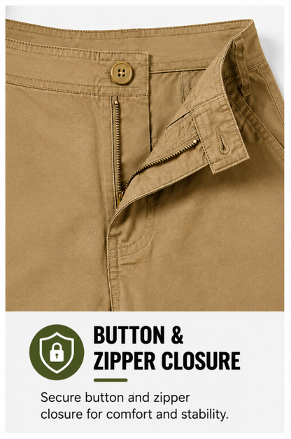 Limited Deal 8-Pack Men's Cropped Cargo Capri Pants, Utility Pocket Drawstring Hem Bundle