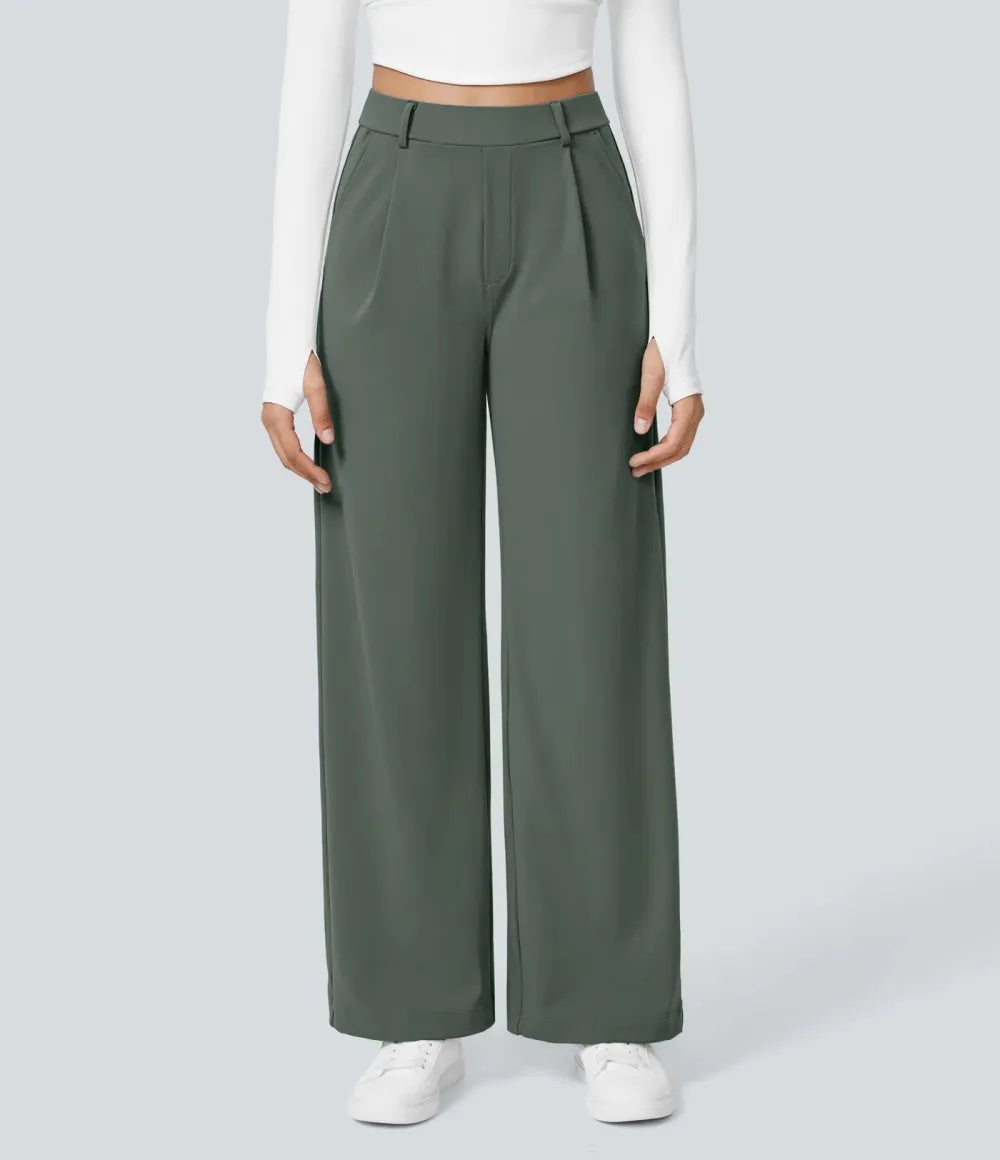 Women's High Waisted Wide Leg Pants
