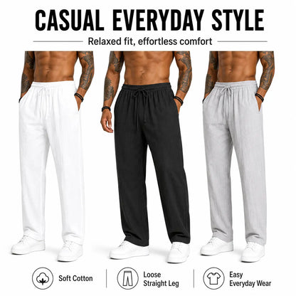 Cotton Lounge Pants for Men – 5 Colors, Soft & Relaxed Fit