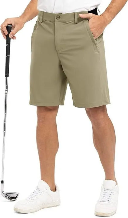 🔥Men's Golf Work Shorts Stretch Waistband Dry Fit