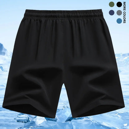 Men's Quick-Dry Athletic Shorts with Zipper Pockets – Lightweight Performance Workout Shorts