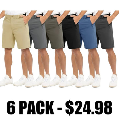 🔥Men's Golf Work Shorts Stretch Waistband Dry Fit