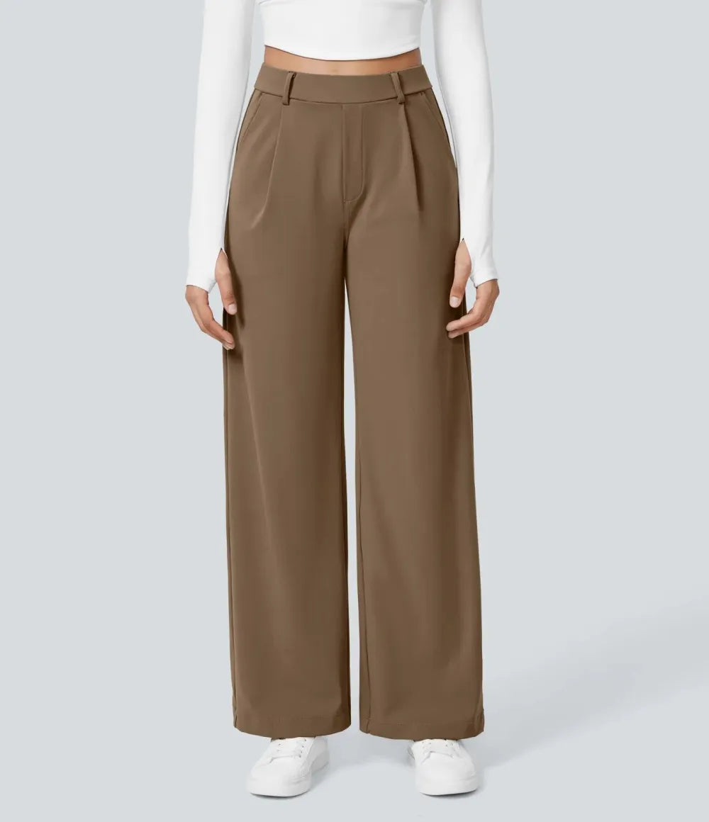 Women's High Waisted Wide Leg Pants