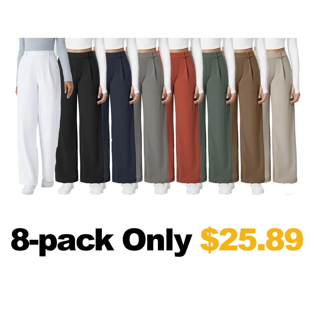 Women's High Waisted Wide Leg Pants