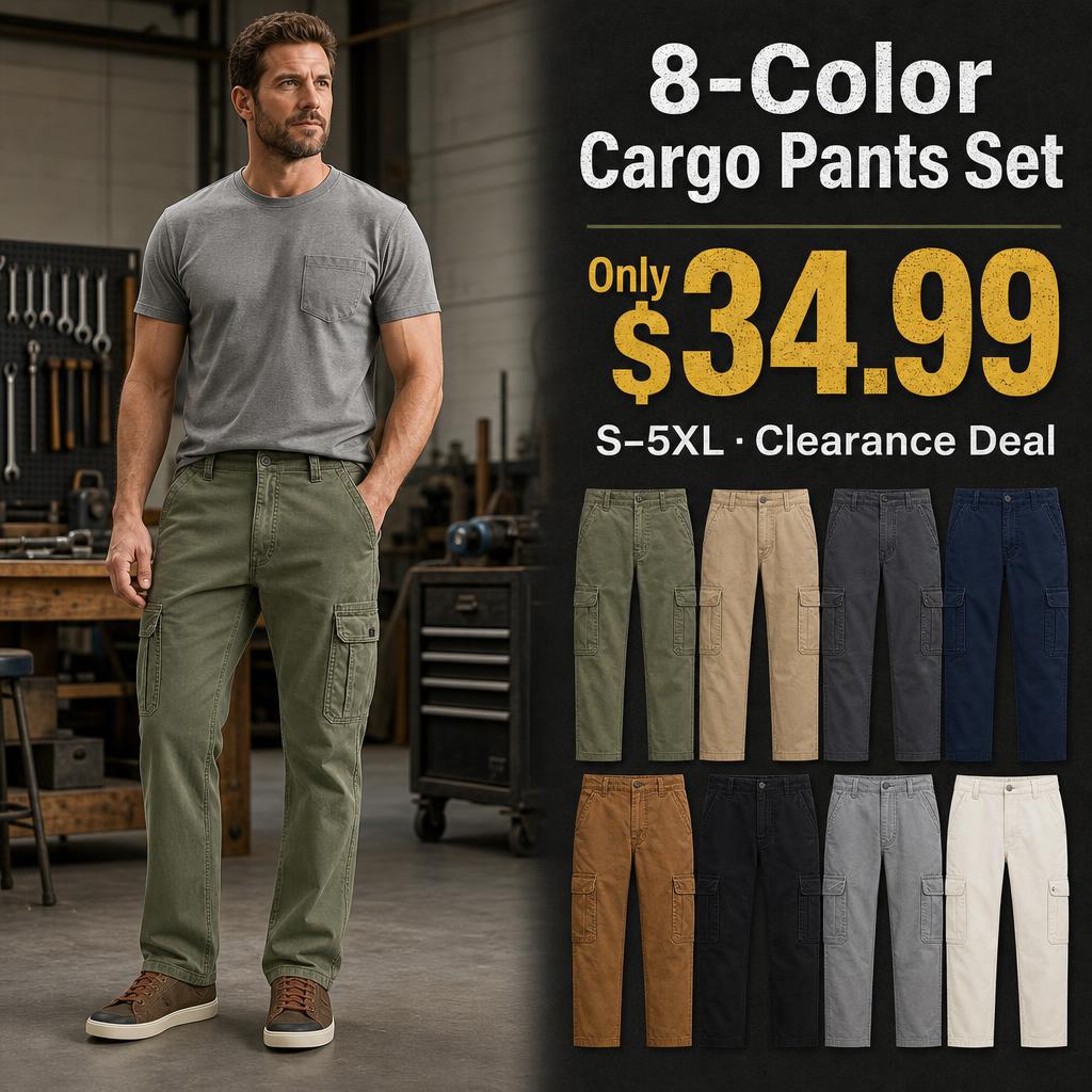 Men’s Straight Leg Cargo Pants