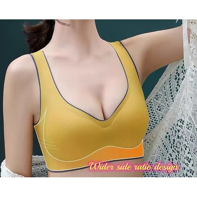 ⏰Clearance Sale⚡11-Pack Only $28⚡Women's Seamless Wireless Comfort Bra – Full Support, No Underwire, Everyday Lift