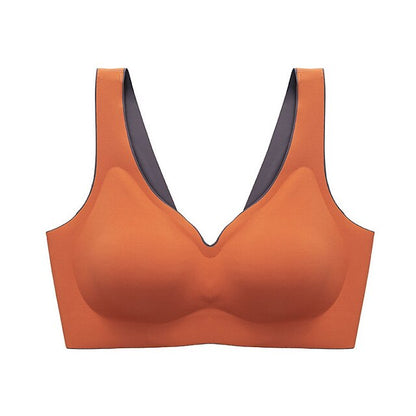 Women's Seamless Wireless Comfort Bra – Full Support, No Underwire, Everyday Lift