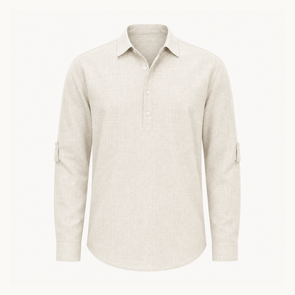⏰Clearance Sale⚡28-Pack Only $46.99⚡Men’s Relaxed-Fit Linen Shirt – Short & Long Sleeve