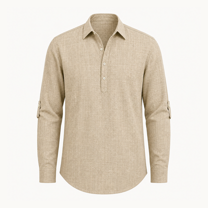 ⏰Clearance Sale⚡28-Pack Only $46.99⚡Men’s Relaxed-Fit Linen Shirt – Short & Long Sleeve