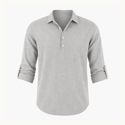 ⏰Clearance Sale⚡28-Pack Only $46.99⚡Men’s Relaxed-Fit Linen Shirt – Short & Long Sleeve