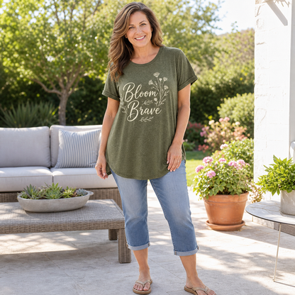 Women's Floral Graphic Crewneck T-Shirt