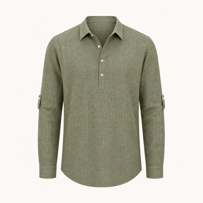 ⏰Clearance Sale⚡28-Pack Only $46.99⚡Men’s Relaxed-Fit Linen Shirt – Short & Long Sleeve