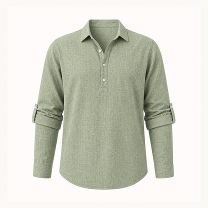 ⏰Clearance Sale⚡28-Pack Only $46.99⚡Men’s Relaxed-Fit Linen Shirt – Short & Long Sleeve