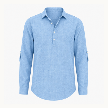 ⏰Clearance Sale⚡28-Pack Only $46.99⚡Men’s Relaxed-Fit Linen Shirt – Short & Long Sleeve