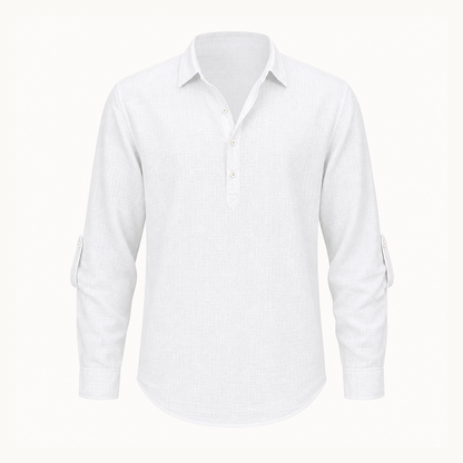 ⏰Clearance Sale⚡28-Pack Only $46.99⚡Men’s Relaxed-Fit Linen Shirt – Short & Long Sleeve