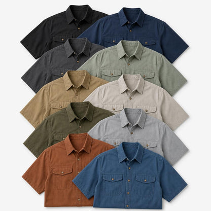 💯⚡10 Pack for $34.99⚡- Men’s Short Sleeve Utility Work Shirt