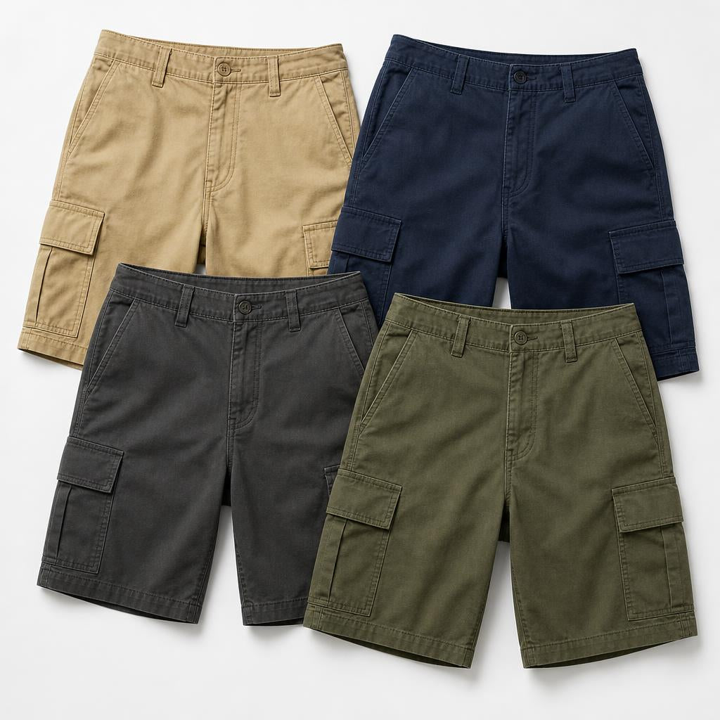 FINAL SALE⚡8 Packs for $24.99⚡- Men’s Relaxed Fit Cargo Shorts