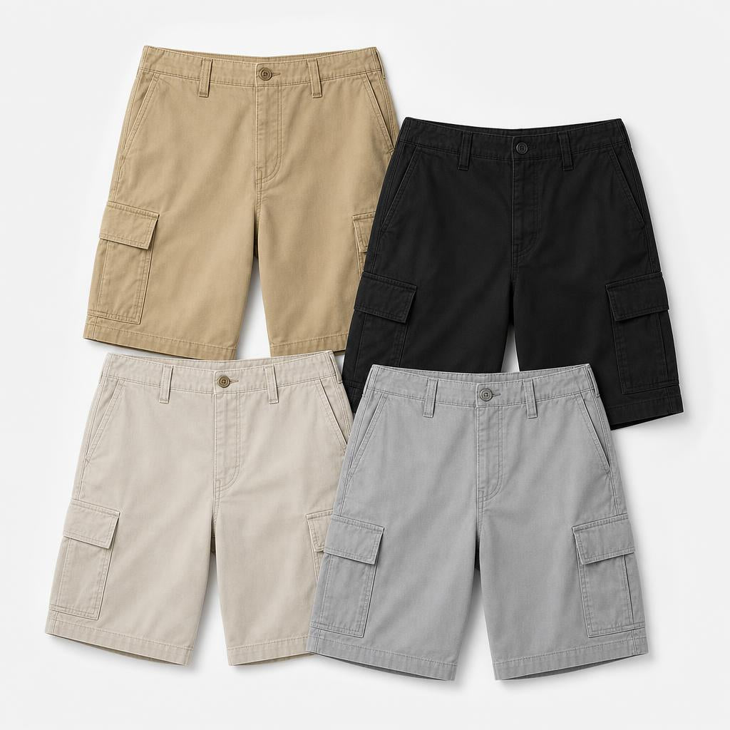 FINAL SALE⚡8 Packs for $24.99⚡- Men’s Relaxed Fit Cargo Shorts