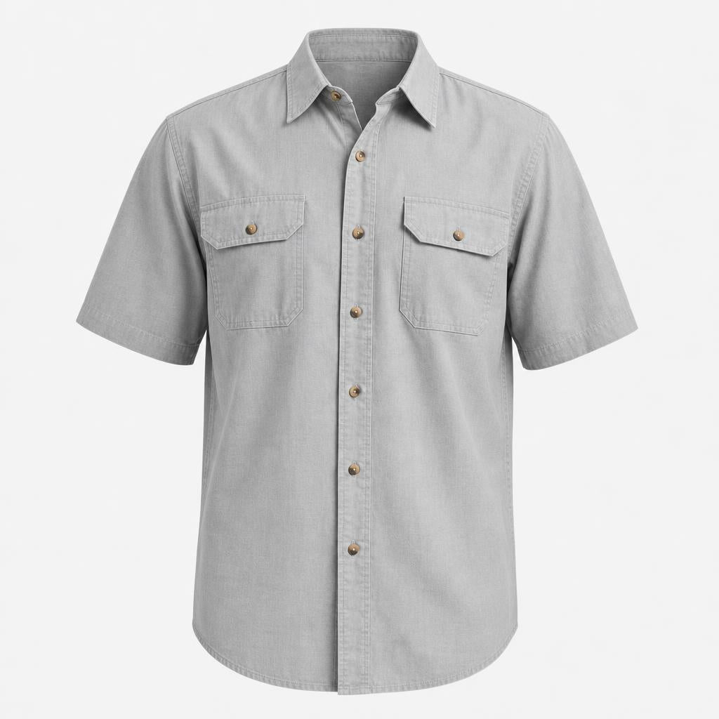 🎁10 Pack for $34.99⚡- Men’s Short Sleeve Utility Work Shirt