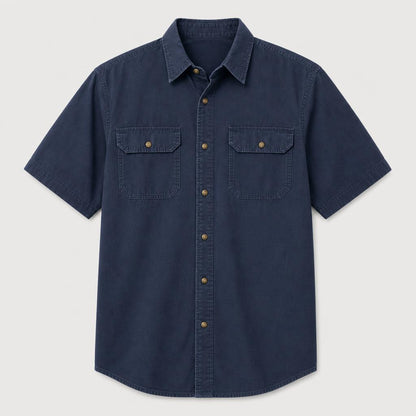 ❀⚡10 Packs for $34.99⚡- Men’s Short Sleeve Utility Work Shirt