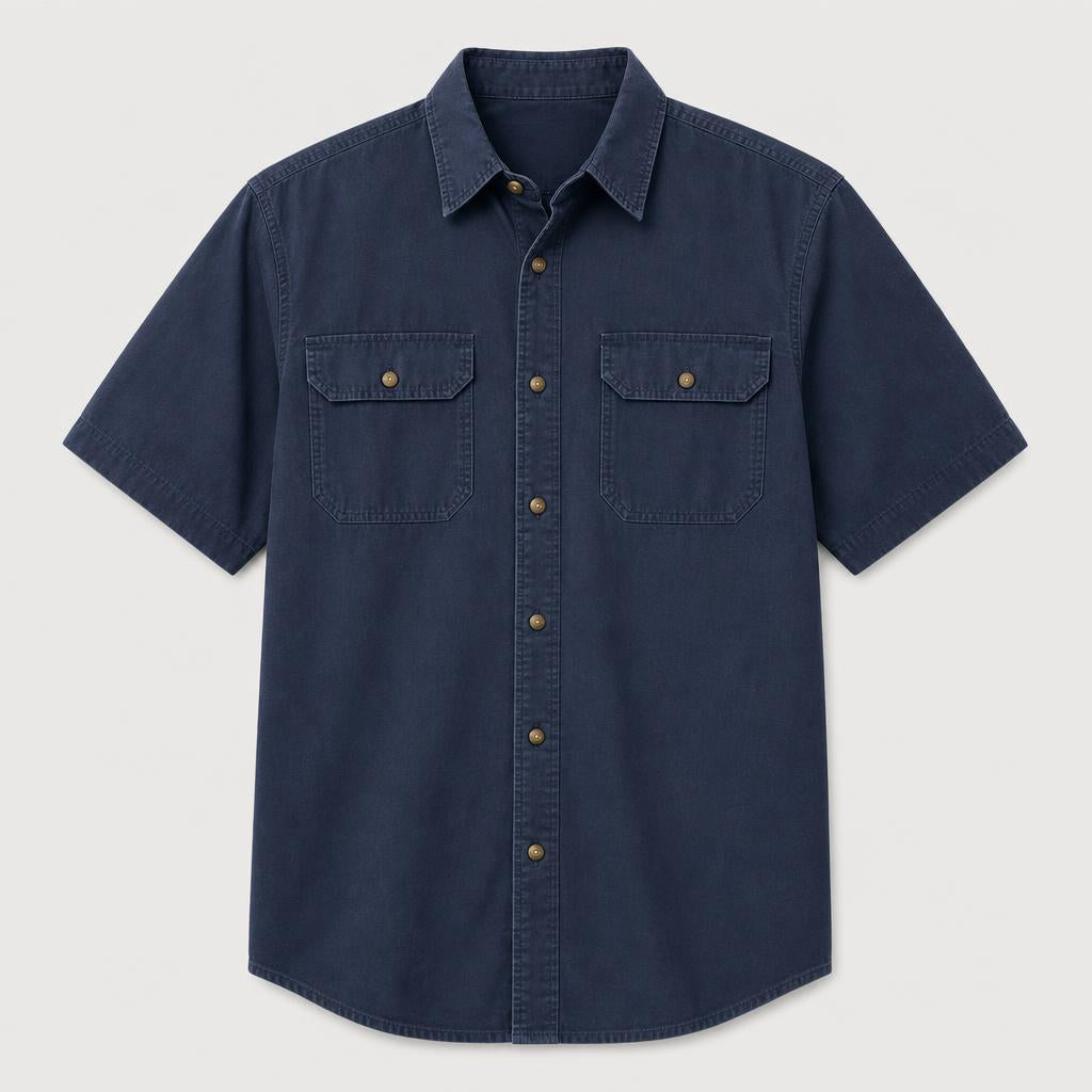 ❤⚡10 Pack for $34.99⚡- Men’s Short Sleeve Utility Work Shirt